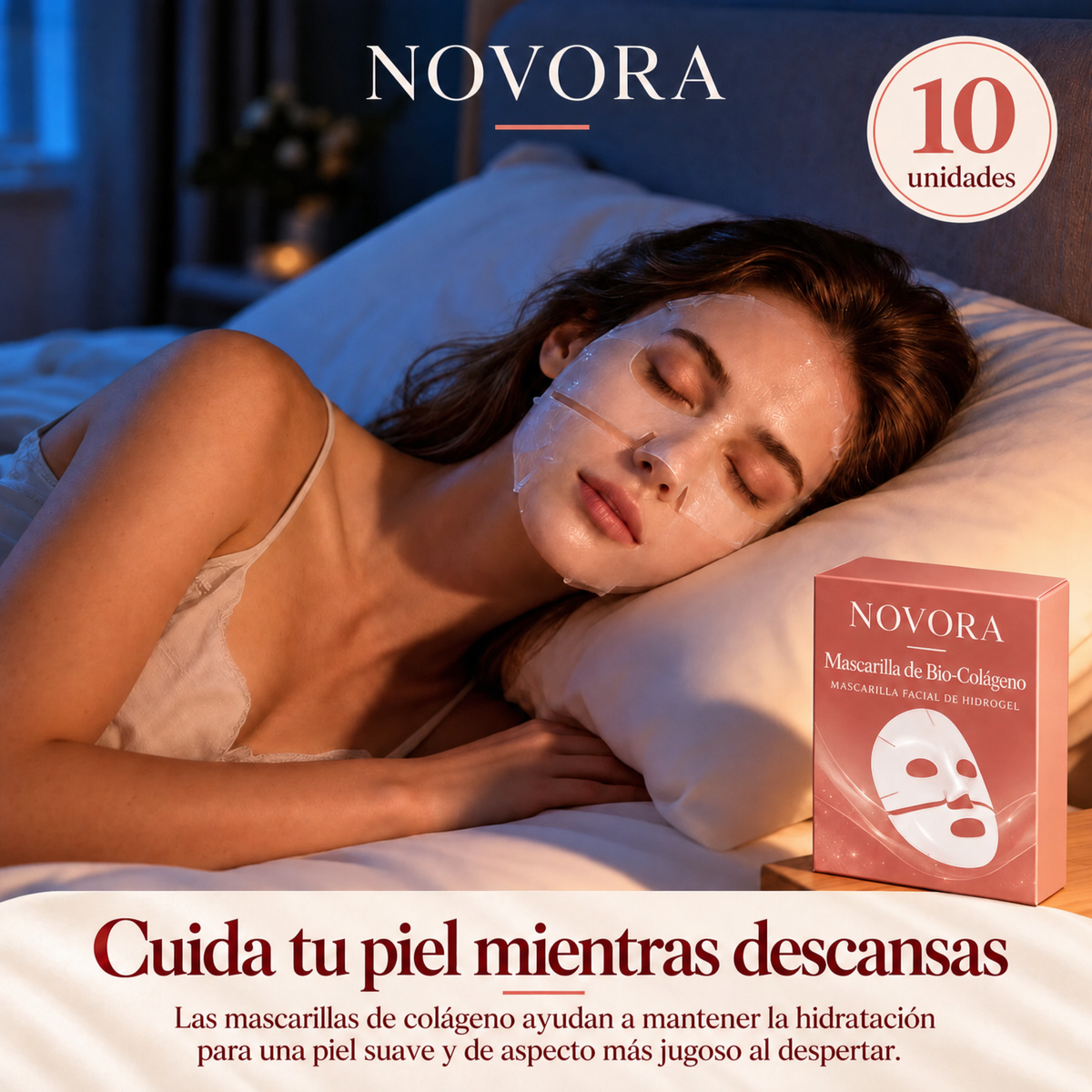 Cuida tu piel mientras descansas con NOVORA